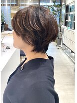 ステアケース 武蔵小杉店(stair:case) 大人くびれショート/白髪ぼかしハイライト/髪質改善30代40代50代