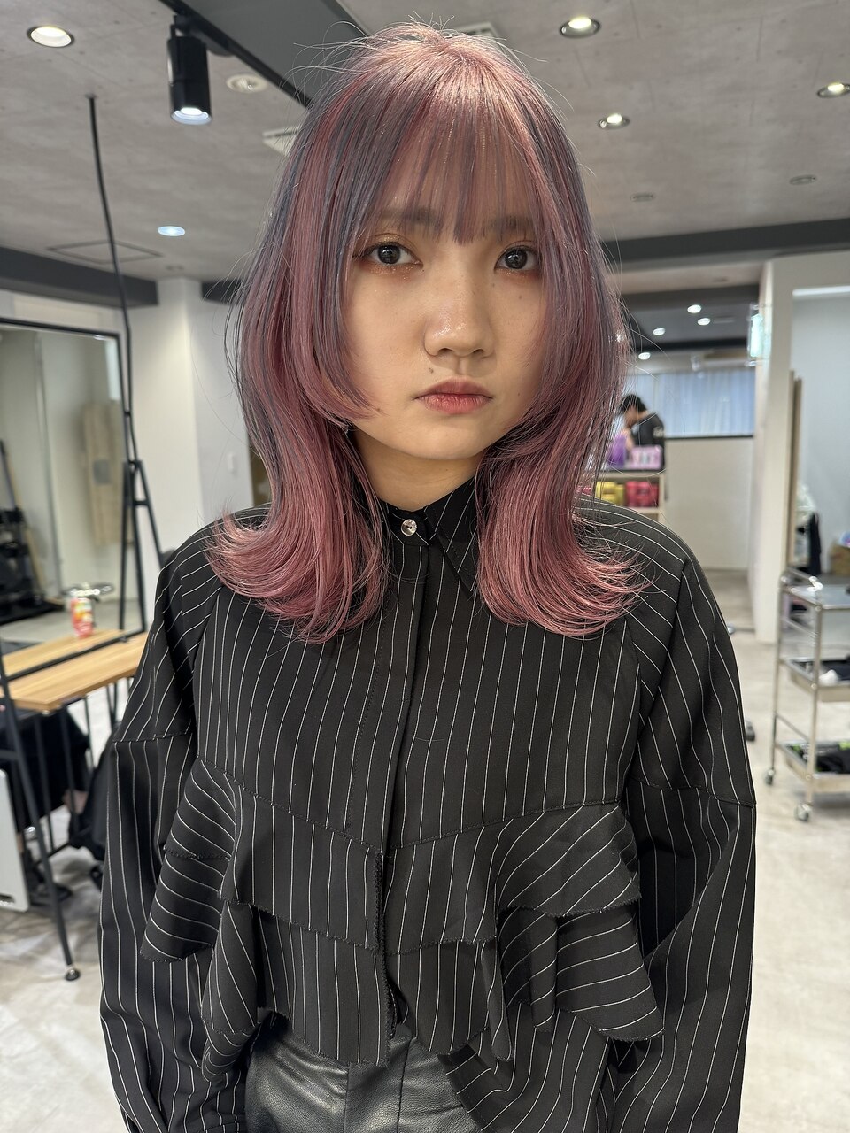 ラベンダー ページ ラベンダー ページ ブリーチなしダブルカラーでラベンダーカラー 横浜