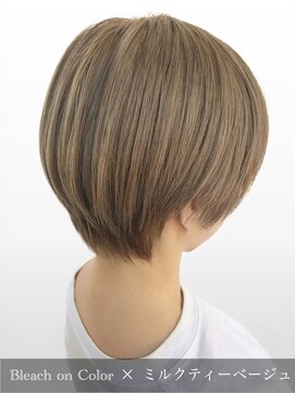 サラジュ 仁川店(SARAJU) 透明感カラー　ブリーチオンカラー×透明感ミルクティーベージュ