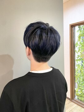 ココカラヘアー ニコ(cococara hair nico) メンズカット/ブルーブラック/ブリーチ☆