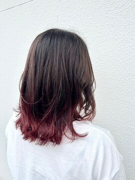 バサラ 敷戸店(basara) ミディアム×グラデーションカラー