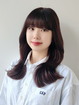 アフロート ギンザ(AFLOAT GINZA) 【Nanako。】韓国レイヤーワイドバング