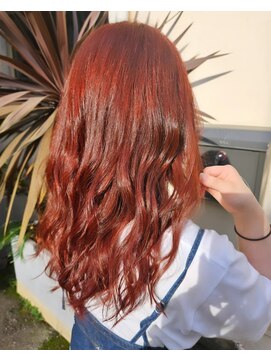 サーティーン(THIRTEEN) Veganカラー☆HUE☆しっかりオレンジヘアー♪【20代】