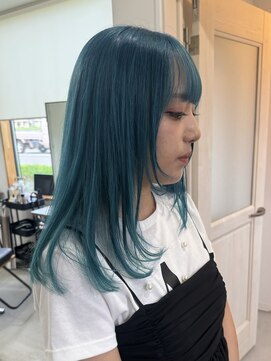 コハク(kohak) ブルー《ブリーチカラー》