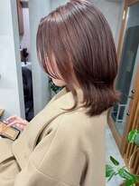 イルウィ(irwi)&nbsp;【黒染め落とし】黒染めから１ブリーチで透明感ブラウンカラー♪