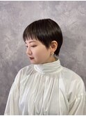 オン眉マッシュショート/大人可愛いショート