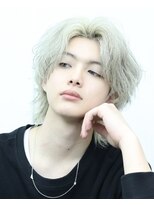 リップス 吉祥寺店 (LIPPS)&nbsp;ブロンドセンターパートウルフ