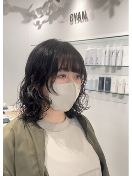 シアン 大須店(CYAN.) ハネやすい長さにくびれボブパーマ