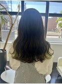 インナーカラー×ライムイエロー