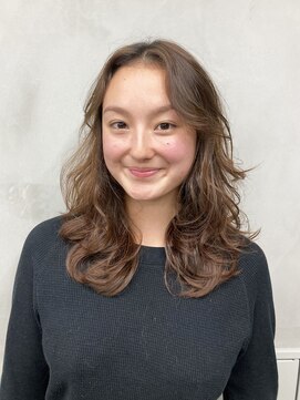 トオ(TOH) デジタルパーマコテ巻き風パーマレイヤーパーマ顔まわりレイヤー