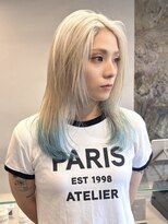 ソル ジングウマエ(SOL JINGUMAE) 原宿デザインカラー顔周りレイヤーエンドカラーセクションカラー