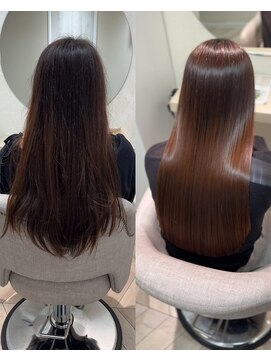 トロン(tronc) 「美髪矯正」before→after