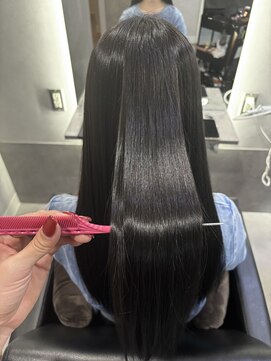 セカンド 鴨江店(2COND) 美髪ストレート×ブラックグレー