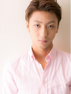 メンズヘア ビーセカンド 草加店(MENS HAIR B-2) 20代30代アップバング七三分けアースカラーメンズカットX草加