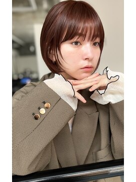 シュク 高円寺(SYUK) 顔周りカット/ショートボブ/姫カット/髪質改善【SYUK】kanna