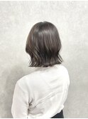 アッシュグレージュ×外ハネボブ【渡辺俊弥】梅田