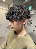 調布メンズパーマツイストスパイラルパーマ波きパーマツイスパ
