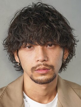 フィフス 渋谷(fifth) 渋谷ツイスパシャドウパーマメンズミディアムメンズウルフ