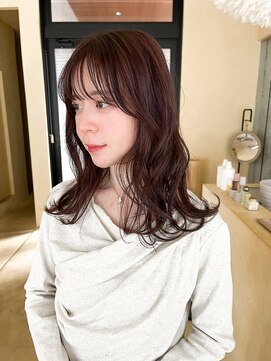 スニュウ(snuw) 【snuw_ayano】ラベンダーブラウン/顔まわりカット