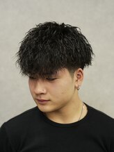 スター(STAR)&nbsp;【あま市メンズ】無造作マッシュ × スパイラルニュアンスパーマ