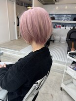 メイドバイスティーン(MADE BY STEEN)&nbsp;ショートボブ／ピンクカラー