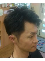 トウキョウケン(Tokyoken)&nbsp;ナチュラルショートスパイキーツーブロックスタイル