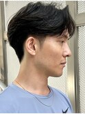 センターパート曲がる縮毛矯正
