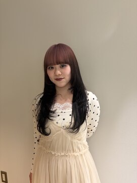 ブレスシイ 大阪梅田(brace SII) ルーツカラー ピンク×ブラウン