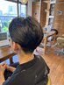【メンズ人気・頭皮の汚れケア】カット　頭皮クレンジング付