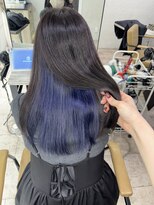 アジールヘア 所沢プロペ通り店(agir hair) ブルーインナー