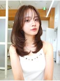 ☆レイヤーカット韓国ヘア小顔前髪顔まわりカット髪質改善銀座☆
