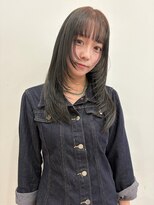 ロックス バイ マグ 松本(rocks BY MAG)&nbsp;シャギーハイレイヤーカット×色気オリーブベージュ