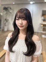 シュシュバイジャガラ 千葉駅北口店(chou chou byJAGARA)&nbsp;寒色チョコカラー×くびれ巻き　似合わせカット