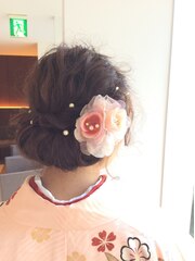 和装ヘアアレンジ