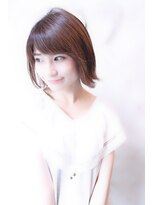 ブーケ(BOUQUET)&nbsp;ナチュラルボブ　　肩ではねる長さは、ソトカールがオススメ