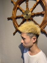 バーバー スタジオ ラフテル(Barber Studio RAFTEL)&nbsp;金髪×ジェットモヒカン