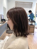 コノアラボ 守谷店(Conoah labo)&nbsp;イメチェン　カーキグレージュ　Ａラインボブ