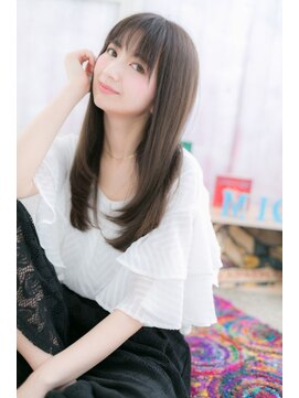ミック ヘアアンドメイク アップ 駒込店(miq Hair&Make up) 重軽ローライトでしっとり感♪艶カラー美髪ストレート