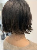 ボブ☆外ハネ×アッシュ