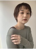 ミニバングショートボブ