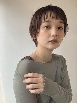 ヘアー メゾン ブレッシング(hair maison blessing) ミニバングショートボブ