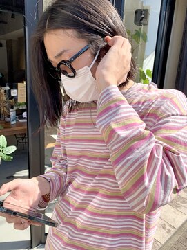 ヘアー アイス ルーチェ(HAIR ICI LUCE) メンズヘア メンズボブ ボブ 担当城倉