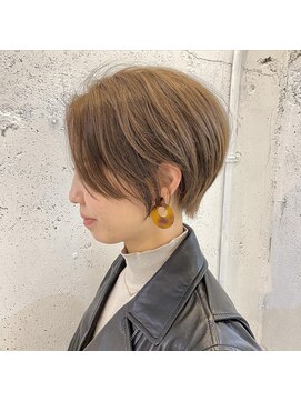 レンク(LENC) Coast.福岡ショートヘア×ミルクティーベージュ