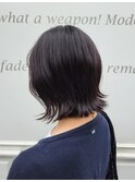 20代30代40代大人切りっぱなし前下がりボブ外ハネ