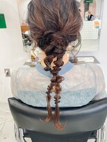 ヘアー アイス カンナ(HAIR ICI Canna)&nbsp;ツインアレンジがお洒落