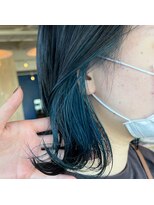 ミル 今治(1003 mille IMABALI)&nbsp;ターコイズブルーの外ハネボブ