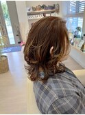 ☆大人女性美髪くびれミディアムレイヤー＆ローライト☆