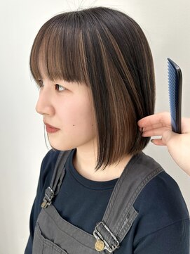 レシピ(recipe) アンブレラカラーボブ/デザインカラーボブ