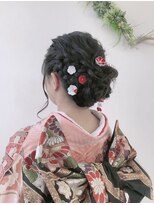 ピカソ こあら店&nbsp;編み込みシニヨン