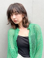 【mee.】ハセガワ/グレージュカラー/斜めバング/ボブ